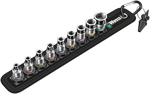 Belt 1 Zyklop socket set with holding function, 1/4 drive, 10 pieces