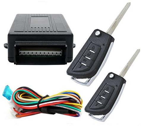 MASO Auto Remote Central Kit Universal Bildörrlås med Kontorl Box + 2 Reservfjärrkontroll för bilens centrallås