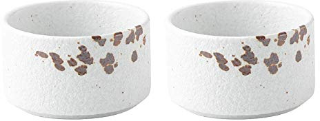 qiuqiu Porcelain Ramekins, Souffle Molds - Ceramic Creme Brulee Bowls - Oven Molds - Dessert Bowl and Pastry Molds-A