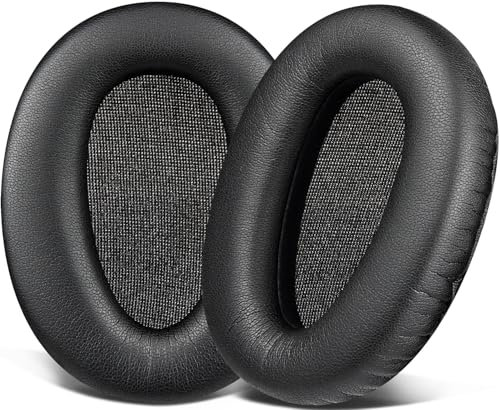 SOULWIT Replacement Ear Pads Cushions for Sony WH-CH700N (WHCH700N) & MDR-ZX780 (ZX780DC)/MDR-ZX770 (ZX770BN ZX770BT), Earpads for MDR-10R (10RNC 10RBT) Over-Ear Headphones (Black)