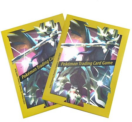 Pokemon - Glänzende Zacian & Zamazent Kartenhüllen – insgesamt 65 – Deck Shields – Crown Zenith
