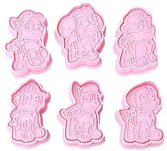 SULIUDAJI 6PCS Keksausstecher Ausstechformen Kinder Super Plätzchen Ausstecher Tiere 3D Cartoon Cookie Cutter Kekse Formen Ausstecher Sandwich Brot Gemüse für Backen Fondant Schokoladen Tortendeko