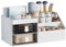 DUOJIN Organizer per Trucchi Grande Organizer per Trucco con 2 cassetti, Scatola per Trucco Adatto per Gioielli, spazzole, Rossetto e Creme, con capacità di 7 Scomparti