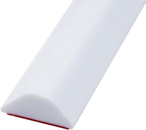 Barra doccia in silicone autoadesiva,Barriera Doccia Antiacqua,Striscia di Ritenzione per Piatto Doccia, mantiene l'acqua all'interno della soglia,impedisce all'acqua di tracimare (150CM,bianco)