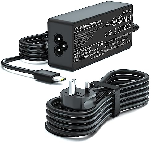 45W USB C Laptop Charger Compatible with Lenovo Chromebook 100e 300e 500e Series, Acer, HP, Asus, Dell, Samsung and More Type-C Power Supply