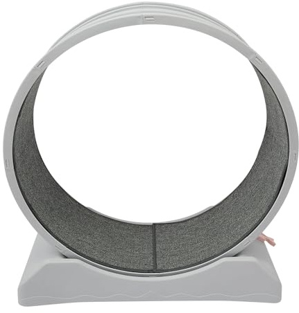 Donened - Grande roue d'exercice pour chat de 80 cm, roue d'intérieur pour chat, avec serrure, 80 x 35 x 85 cm