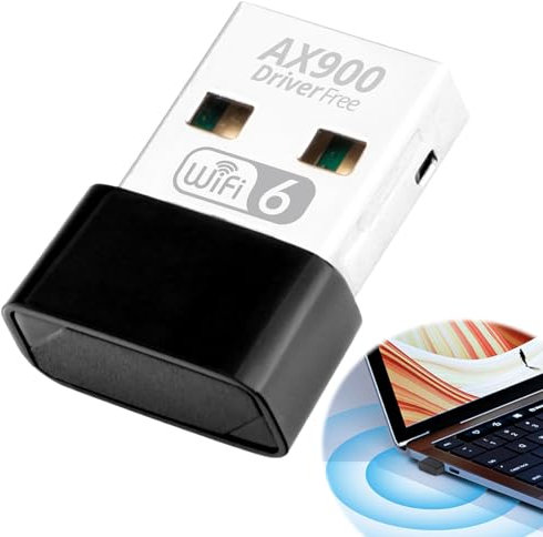 Adattatore WiFi PC, adattatore WLAN, chiavetta WiFi, plug and play, adatto per PC, desktop/laptop, adatto per Windows 7/10/11