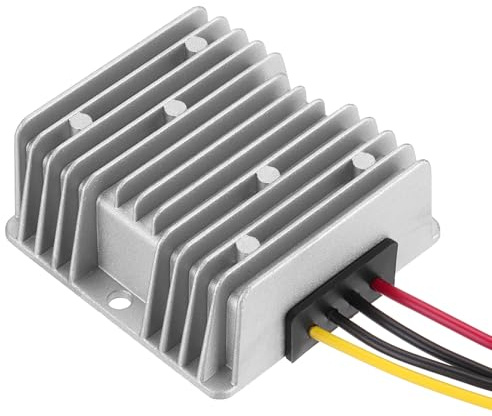 sourcing map DC 36V/48V to DC 12V Power Converter 20A 240W Step Down Converter Voltage Reducer IP67 Waterproof Transformer Power Supply Module Power Adapter for Car Truck Solar System