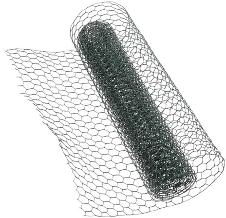 IWOWHERO Maschendraht Verzinkt Sechseckdraht Netz Garten Maschendraht Zaun Für Geflügel Blumenarrangements Leicht Zu Reinigen Robust