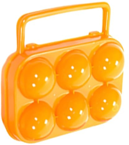 Camping Egg Box - Tragbarer Eierträger, 12 -Eier -Kapazität | Langlebiger Plastik -Eierhalter, sicherer Verriegelungsdeckel, kompakte Reisegröße, ideal für Camping, Wandern, Outdoor -Aktivitäten, schü
