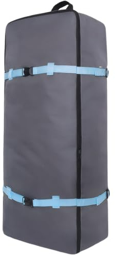 Pesoncarl Paddle Board Bag, 35.4x17.3x9.5 in Oxford Fabric Hands-Free Paddle Board Backpack with Handle & Buckle Strap Zippered Waterproof Inflatable Paddleboard Bag for Surfboard (Blue)