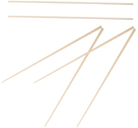 BESTonZON 6 bastoncini di ricambio in bambù per sedia da regista, seggiolone, aste in legno resistenti per artigianato, copertura in tela, leggeri e portatili per un facile utilizzo