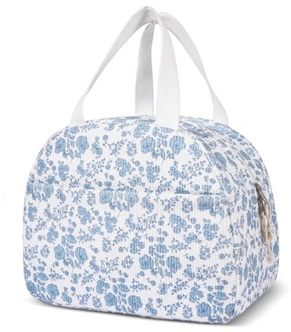 honitty Sac isotherme, sac à déjeuner pour femme, sac à déjeuner de grande capacité, sac isotherme portable pliable pour bureau, pique-nique, voyage