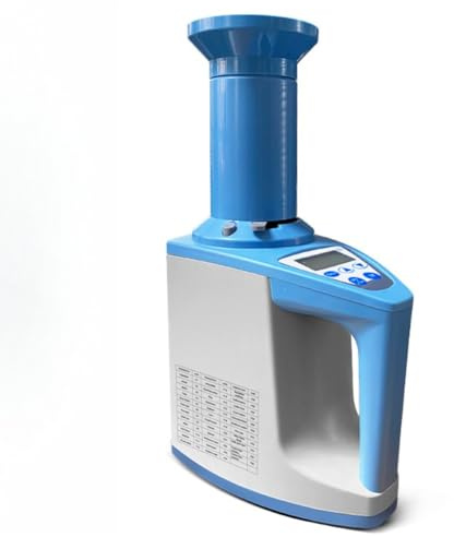 Opatiny Misuratore di umidità per cereali per 24/35 tipi di cereali, analizzatore digitale di umidità con pannello touch intelligente e compensazione della temperatura, portatile per coltivatori e