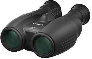 Canon 12x32 IS Fernglas (12 fache Vergrößerung, Feldstecher, Präzisionsoptik, IS Bildstabilisator, manuelle Fokussierung, Dioptrinkorrektur, Porroprisma II, Freihandeinsatz), schwarz