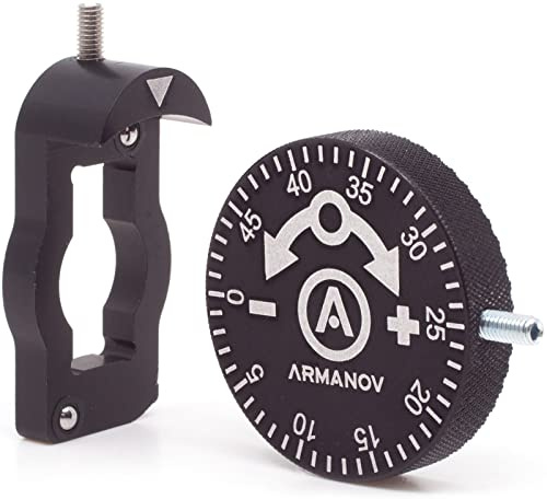 Armanov Clickable Dillon Precision Powder Thrower Regolazione Pomello Gruppo - Piccolo - 50 click Made in EU