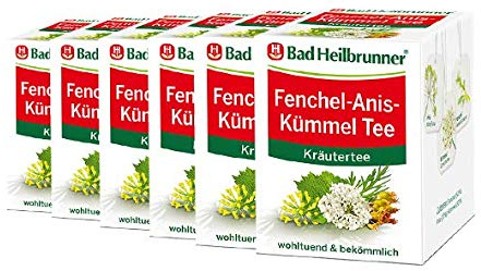 Bad Heilbrunner® Fenchel-Anis-Kümmel Tee 6er Pack