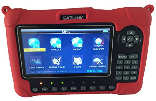 SATLINK WS-6980 - Analizzatore digitale di spettro satellitare DVB-S/S2/T/T2/C COMBO con ultimo database per Regno Unito/Europa/Medio Oriente