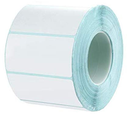 Maojuee Selbstklebend Haushaltsetiketten Thermo Etiketten 1000 Etiketten Selbstklebend für Gefrierdosen, Drucker, Name, Adressetiketten, Gefrierschrank, Datum, Küche (60 mm x 30 mm)