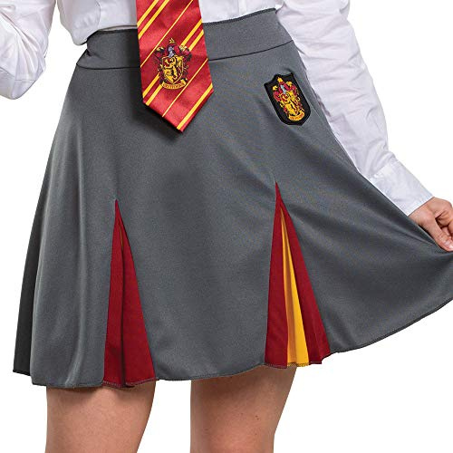 Disguise Harry-Potter-Rock Hogwarts Wizarding World Costume Bottom Kostüm-Unterteile, Grau & Gold, Women's Small (4-6)