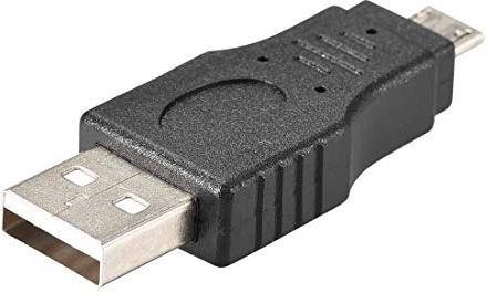 sourcing map 2uds USB Macho a Micro USB Macho Adaptador Convertidor | Extensión Conector