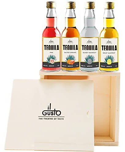 Miniature Tequila Gift Set 40 ml (Pack of 4) ABV 38%
