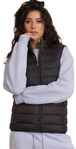 💗SIZES 8-26💗 Soft Lightweight Body Vest Warmers, Gilet With Quilting And Zipped Pockets (