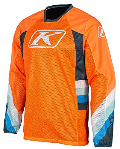 KLIM Herren Mojave Offroad Motorrad Trikot, Auffälliges Petrol, L