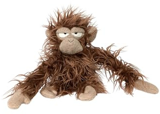BeastsTown Chimp Jump Affe Stofftier Best Buddy Beasts Geschenk Erwachsene | sigikid Kuscheltier Affe Chimp Jump aus BEASTSTOWN – grummeliger Plüschfreund mit rauem Charme und treuer Seele