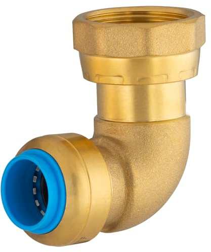 Raccord automatique universel coude Ø16 femelle tournant 20x27 (3/4) TOUT PUSH | Tournant, 3/4