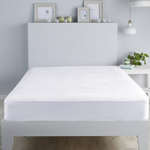 Cotton Comfort Bedding 100% Brushed Cotton Flannelette Fitted Sheet Small Double – Soft Warm Deep Fit Bed Sheet, Heavyweight Luxury Brushed Cotton Bedding for Cozy Winter Nights