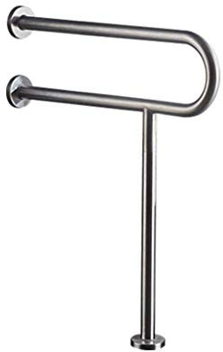 CRBUDY Handlauf Handläufe Haltegriff Badezimmer Poliertes Chrom für Badewannen und Duschen, Wandmontage-Rutsch-Handlauf für behinderte ältere Kinder/Silber / 105 cm (Silber 85 cm) (B 70 *