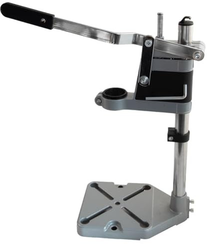 LABOR – Colonna per Trapano con Base in Alluminio – Compatibile con Trapani Fino a Ø43 mm
