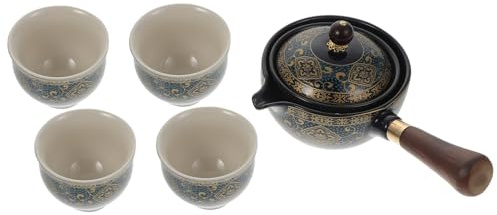 OUNONA Tetera Giratoria De Asa Lateral Tetera Portátil para Uso Doméstico y Filtración De Té Caliente