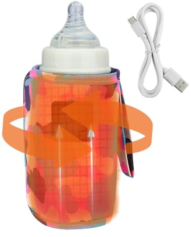 Bärbar USB-flaskvärmare | Tre-hastighets temperaturjusterbar USB Travel Milk Heat Keeper | Termisk värmepåse för spädbarnsmatning för inomhus, utomhus, resor, bilkörning