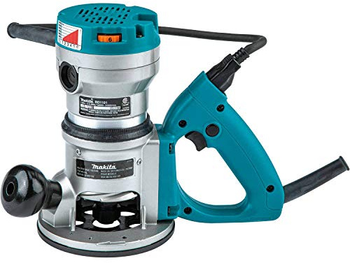 Makita RD1101 Défonceuse à vitesse variable 2-1/4 chevaux avec poignée en D
