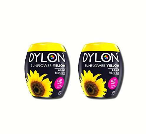 New Dylon 350g Sunflower Yellow Machine Dye Pod 2 Pack