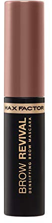Max Factor Brow Revival, Mascara Sopracciglia in Gel, Arricchito con Oli Idratanti e Fibre Volumizzanti, Formula Waterproof a Lunga Durata, 4.5ml, 003 Brown