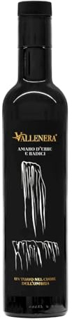 Vallenera Amaro alle Erbe Artigianale Italiano 21% vol Premiato Miglior amaro alle Erbe d'Italia 2026 World Liqueur Awards Bottiglia 50 cl