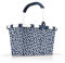 reisenthel carrybag in Signature Navy – Stabiler Einkaufskorb mit viel Stauraum und praktischer Innentasche – Elegantes und wasserabweisendes Design
