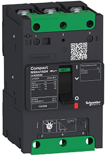 Schneider Electric - Disjoncteur compact NSXm, 16 A, triphasé, 50 kA, 380/415 V IEC, cosse de compression, LV426450