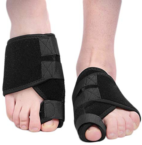 IBLUELOVER Bunion Corrector Big Toe Separator Straightener with Splint,Hallux Valgus Pad Orthopedic Bunion Protector Sleeves Adjustable Foot Wrap Support for Crooked Toe, Overlapping Toe, Turf Toe