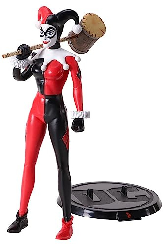 The Noble Collection DC-Harley Quinn Rebirth Bendyfig (Comic)