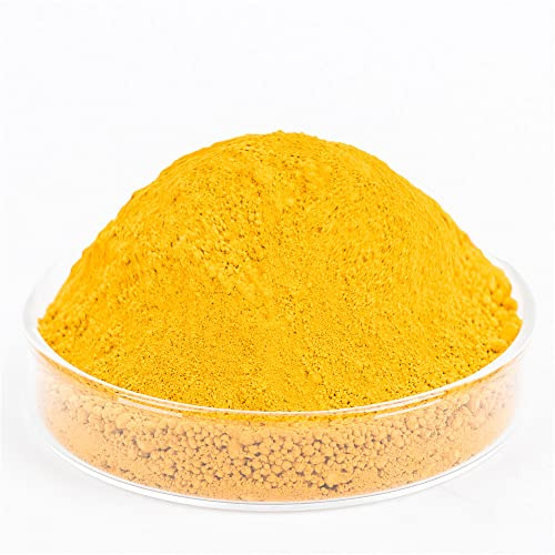 GOODTAKE Yellow Pigment Cement Pastel Tile Paint Color Pigment DIY Manually Paving Concrete Mold Coloring Pigment Coloring for Cement Mortar Grout (Yellow, 16oz)