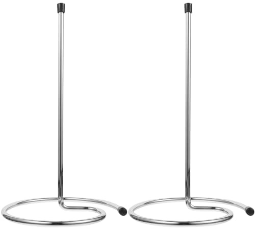 Luxshiny Wine Decanter Drying Rack 12.6 Inch Stainless Steel Carafe Holder Space-Saving Drain Stand for Home Bar Kitchen Use