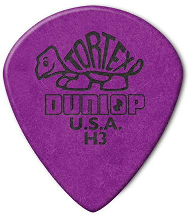 JIM DUNLOP Plektrum Tortex Jazz H3, 12 Stück