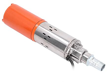 JMorCO Pompe Submersible, 3500tr/min 40m Pompe Solaire à Courant continu à décharge maximale pour puits