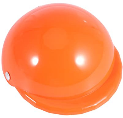 Angoily Haustierhelm Hund Sicherheitshut Gepolstert Weicher Polyester Sonnenschutz Regenfest l 6 Zoll Orange Für Welpen Und Hunde