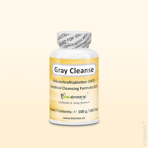 R. Gray Kräuterkrafttabletten KKT 100, 100g – Darmpflege und Reinigung, 100 Tabs