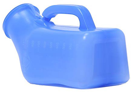 Praktisches Urinal für Männer, Urinal für Zuhause, dicker, fester Urin mit DeckeMänner, Urinal für Zuhause, dicker, fester Urin mit Deckel für Männer, 1 l, praktisches und praktisches Urinal